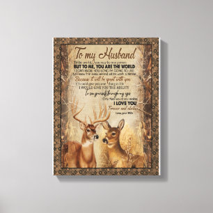 Husband Gift   Letter To My Husband rFrom Wife Canvas Print