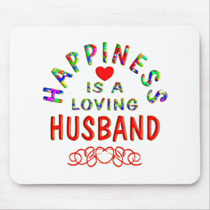 Husband Happiness Mouse Mat