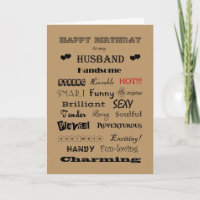 Husband Happy Birthday Words of Praise