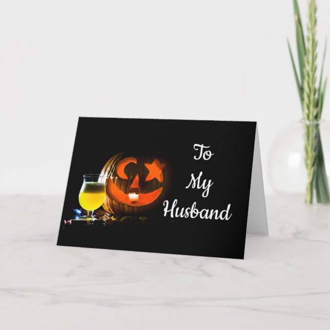 *HUSBAND* "I ONLY WANT TO CELEBRATE WITH YOU"  CARD (Front)