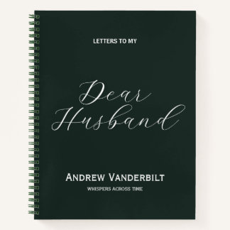 Husband in Heaven Memorial Journal
