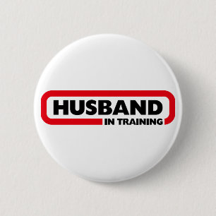 Husband in Training - Fun Valentine's Day Gift 6 Cm Round Badge