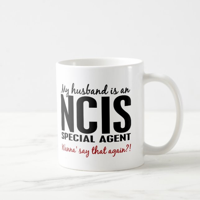 Husband Is An NCIS Agent Coffee Mug (Right)