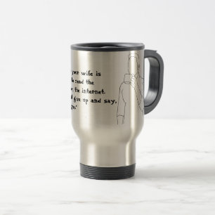 Husband Jokes Series: Travel/Commuter Mug