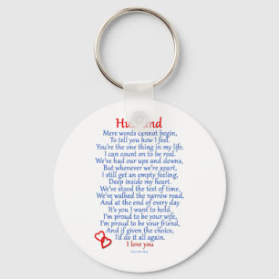 Husband Love Key Ring