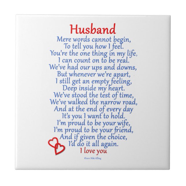 Husband Love Tile (Front)