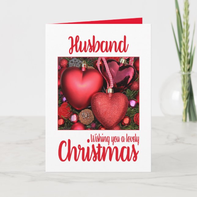 Husband Lovely Christmas card (Front)