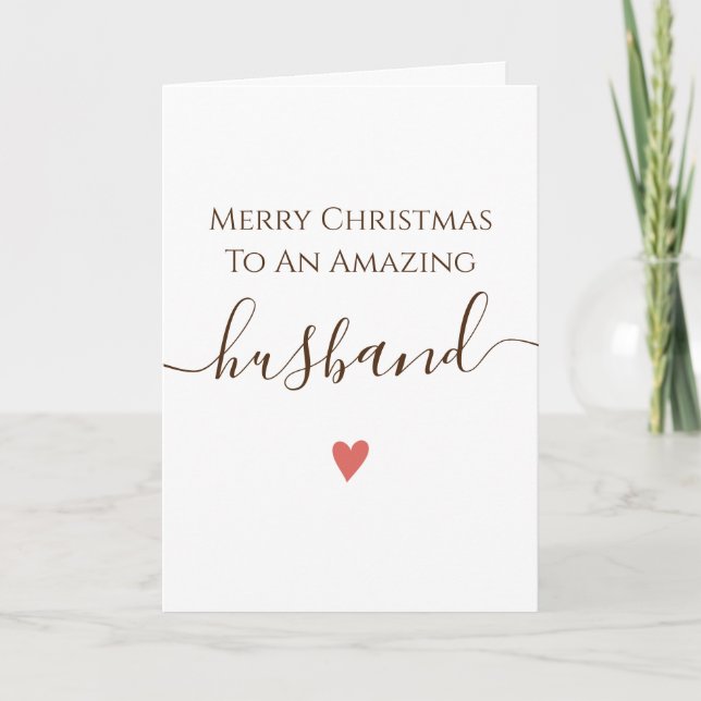 Husband Merry Chirstmas Card (Front)