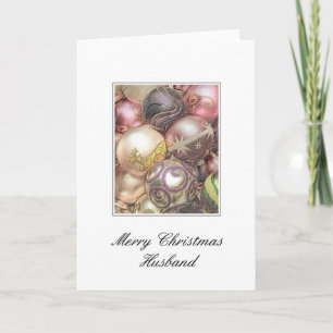 Husband Merry Christmas Holiday Card