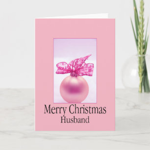Husband Merry Christmas Holiday Card