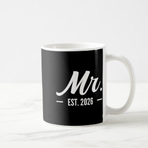Husband Mr Est 2026 Married Wedding Bridal Party Coffee Mug