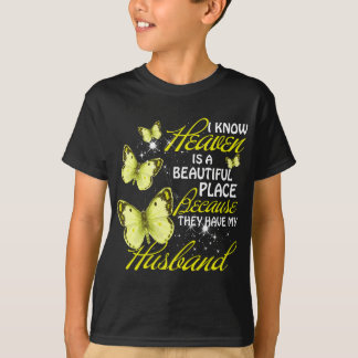 Husband My Angel in memory of Husband In Heaven h T-Shirt