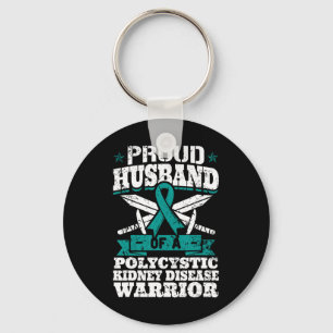 Husband Of A Polycystic Kidney Disease Warrior Pkd Key Ring