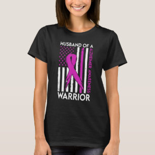 Husband Of A Warrior Alzheimer Awareness Support S T-Shirt