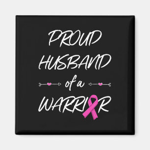 Husband Of A Warrior Breast Cancer Awareness Magnet