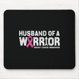 Husband Of A Warrior Breast Cancer Awareness Pink  Mouse Mat