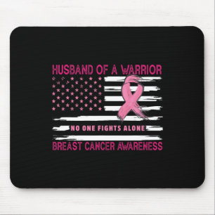 Husband Of A Warrior Breast Cancer Awareness Suppo Mouse Mat