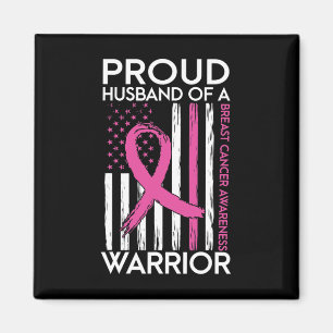 Husband Of A Warrior Breast Cancer Support Squad  Magnet