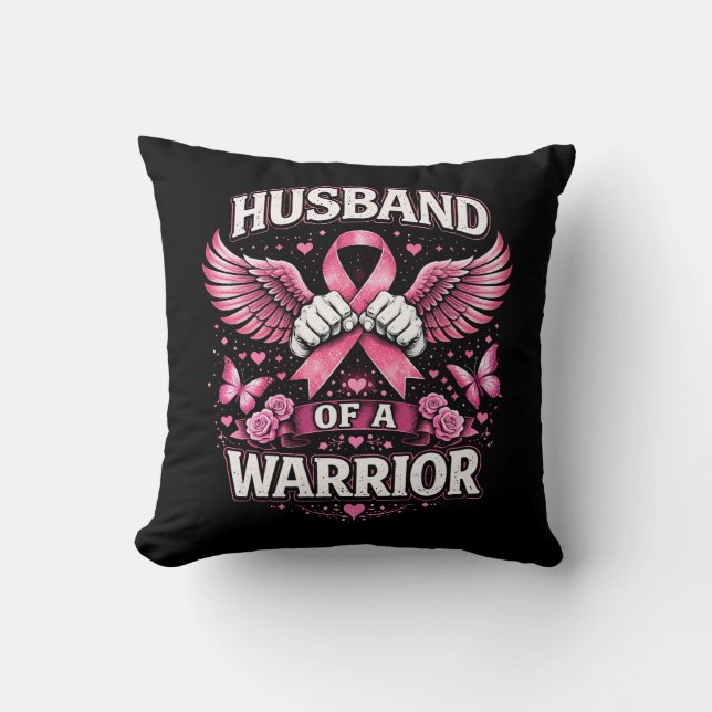 Husband of a Warrior Cushion (Front)