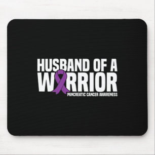 Husband Of A Warrior Pancreatic Cancer Awareness Mouse Mat