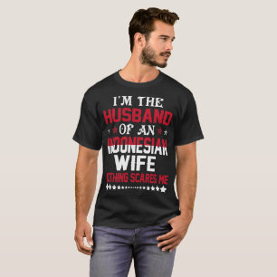 Husband Of Indonesian Wife Valentine Gift T-Shirt