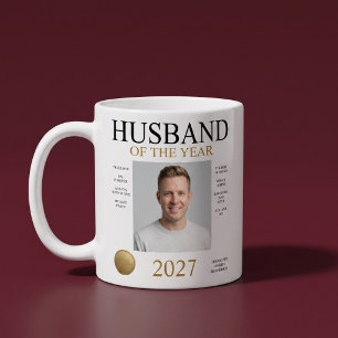 Husband Of The Year Photo Coffee Mug
