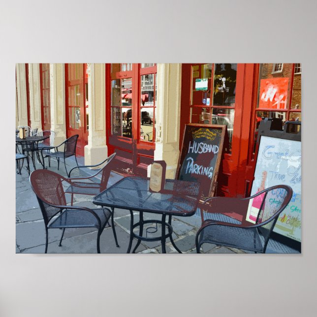 Husband Parking in Charleston Poster (Front)