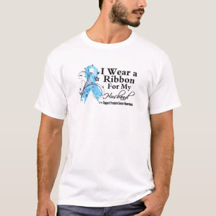 Husband Prostate Cancer Ribbon T-Shirt
