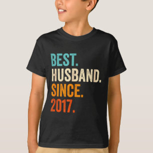 Husband Since 2017 8th Wedding T-Shirt