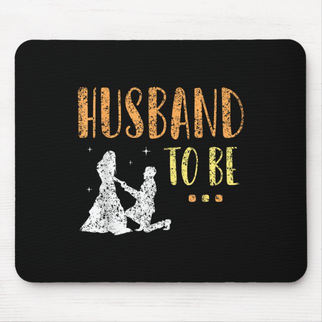 Husband To Be Bride Bachelor Groom Party Team  Mouse Mat (Front)