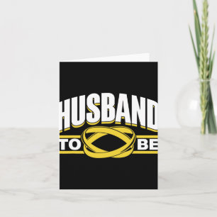 Husband To Be Bride Team Party Groom Bachelor  Card