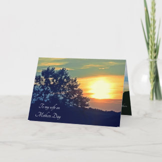 HUSBAND TO WIFE MOTHERS DAY card