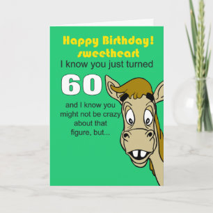 husband to wife turning 60 card