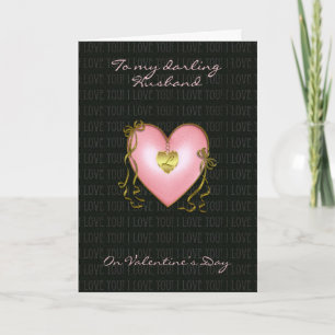 Husband, Valentine's Day Card Modern And Stylish