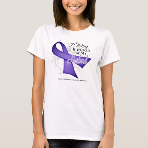 Husband Violet Ribbon- Hodgkins Lymphoma T-Shirt