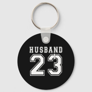 Husband Wife 2023 Matching Engagement Party Key Ring