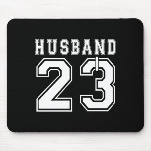 Husband Wife 2023 Matching Engagement Party Mouse Mat