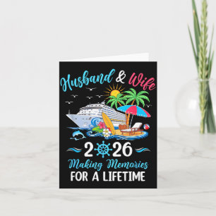 Husband Wife 2026 Making Memories Cruise Matching Card