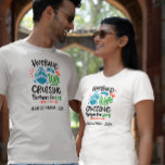 Husband Wife Cruising Partners Honeymoon  T-Shirt<br><div class="desc">This design may be personalised in the area provided by changing the photo and/or text. Or it can be customised by clicking Personalise this Template and then choosing the click to customise further option and delete or change the colour of the background, add text, change the text colour or style,...</div>