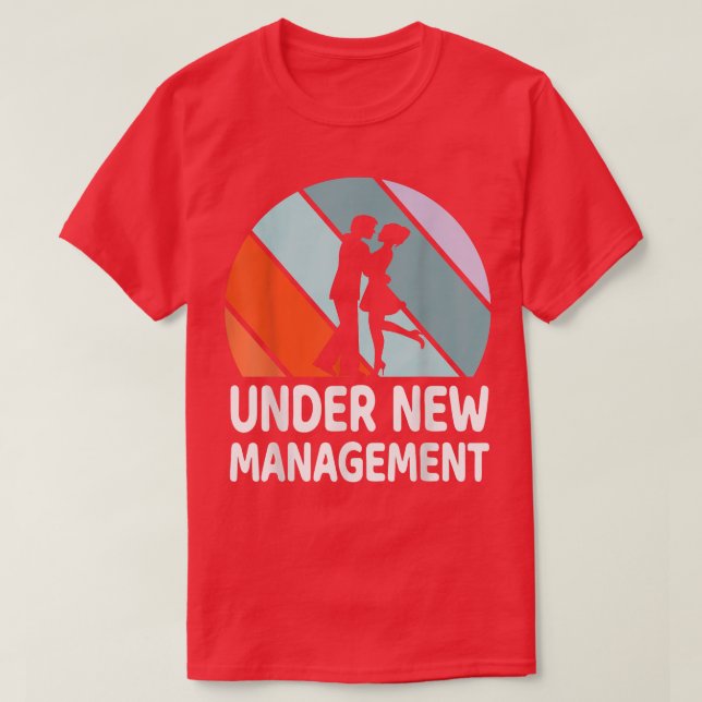 Husband Wife Dancing Together Wedding Under New Ma T-Shirt (Design Front)