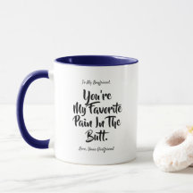 Husband,Wife/Girlfriend Boyfriend Funny Quotes Mug