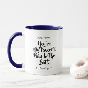 Husband,Wife/Girlfriend Boyfriend Funny Quotes Mug