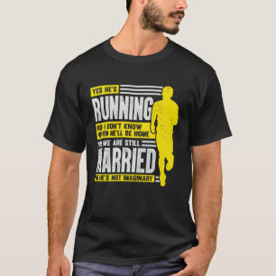 Husband Wife Marathon Running for a Runner s Wife T-Shirt