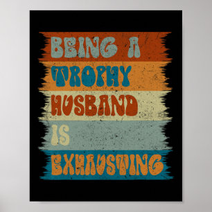 Husband Wife Marriage Humour Husband Happy Fathers Poster