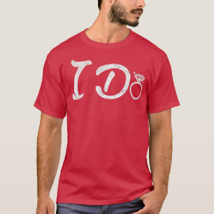 Husband Wife Ring Marriage Registry Office Gift T-Shirt