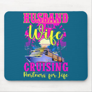 Husband Wife Wedding Anniversary Honey Design Mouse Mat