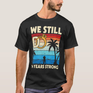 Husband Wife Wedding We Still Do 14 Years Strong M T-Shirt