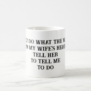 Husband Wife's Joke Mug