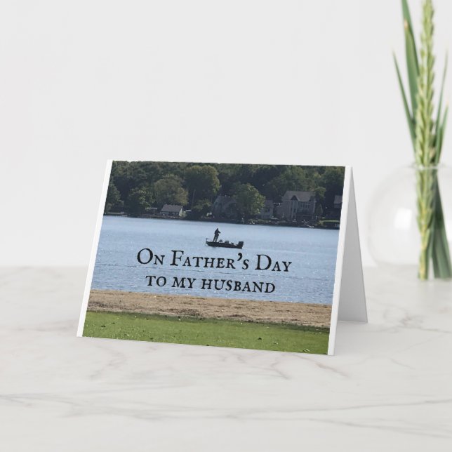 **HUSBAND WITH LOVE*** ON FATHER'S DAY CARD (Front)