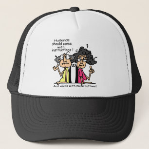 Husbands and Wives Attitude Humour Trucker Hat